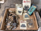 Box Lot, Hitch Pins, Wheel Nuts