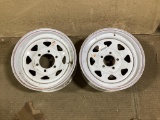2 Dexstar Trailer Rims, 15 x 6
