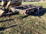 2009 Pine Hill 6 x 16' Shed Moving trailer, Tilt Deck, Self Load/Unload, Tie Downs
