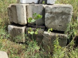 6 Used Prefab Concrete Barrier Block, 24