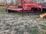 1995 Corn Pro Model 2015 9K 25' Goose Neck Trailer, 18,000 lbs. GVWR, Adjustable Dovetail,