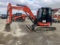 (Inv.51000) 2022 Kubota U55-5 Hydraulic Excavator, 376 Hours, Aux. Hydraulics, Blade, Rear Camera