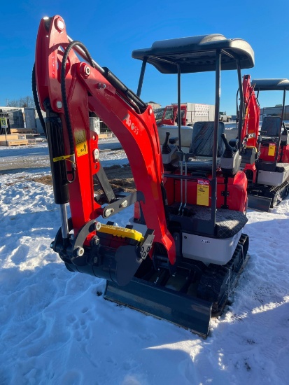 Aboss GH18 Mini Excavator, Unused, 13.5 Hp Gas Engine, SN 2408108111
