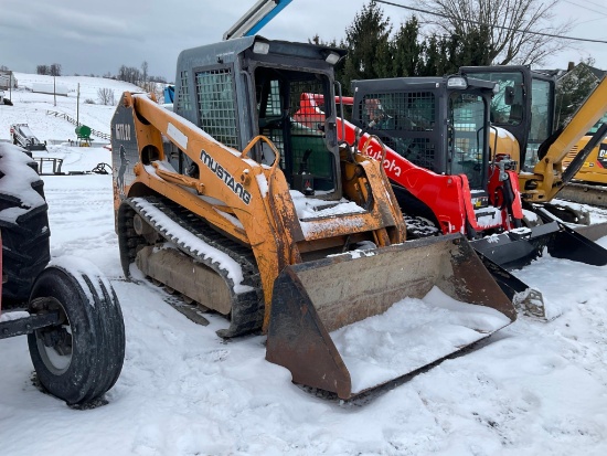 (Inv.51084) Mustang MTL20 Rubber Tracked Skid Loader, 1855 Hours, Bucket, Runs And Operates