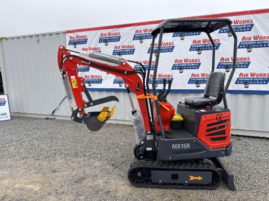 2024 AGT MX15R Mini Excavator Unused 0hrs SN# MX15R2024MXZG0082