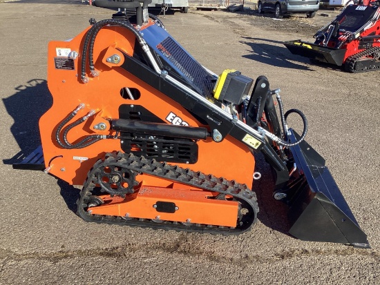 (Inv.51006) 2024 EGN EG36C Tracked Skid Loader, 13.5 Hp Gas Engine, Aux. Hydraulics