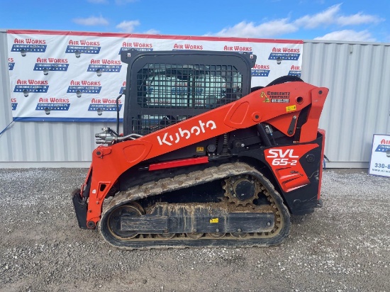 2023 Kubota SVL 65-2 Skid Steer 464hrs SN#A30313 65hp Enclosed Cab Without Bucket