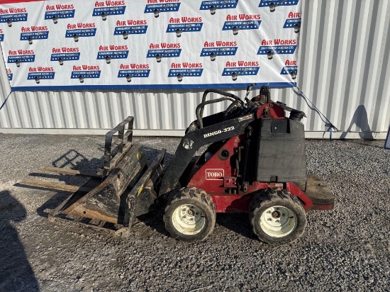 Toro Dingo 322 Mini Skid Steer 1179hrs SN# 991121