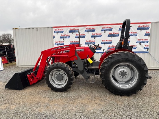 Massey Furgeson 2607H Tractor, bucket included, 4x4, 1776 hrs., SN MeadJ281YH1160000