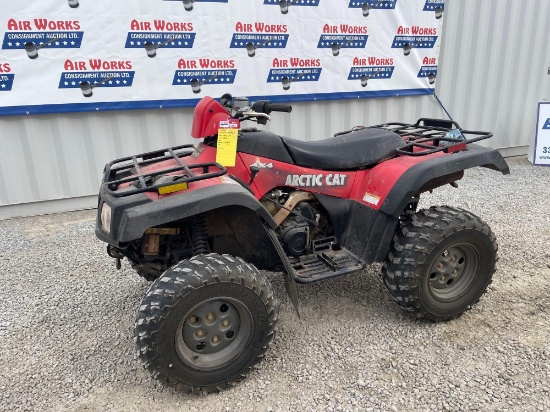 Artic Cat 500 ATV Four Wheeler 1435miles SN#43AXX4922AA