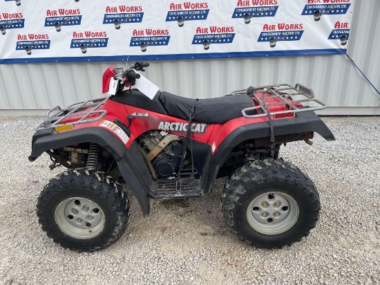 Artic Cat 500 ATV Four Wheeler SN#4XX4922AA