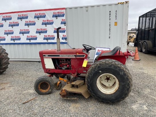 International 184 Tractor w/ mower deck incl., SN# 2000116U047575