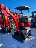 Aboss GH18 Mini Excavator, Unused, 13.5 Hp Gas Engine, SN 2408108140