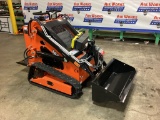 (Inv.51019) EGN EG36C Tracked Mini Skid Loader, 13.5 Hp Gas Engine, Rubber Tracks, 40