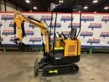 (Inv.51028) 2024 MIVA VA15 Mini Excavator, 13.5 Hp Gas Engine, Aux. Hydraulics, Back Fill Blade