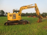 (Inv.51047) 2013 Komatsu PC138USLC-10 Hydraulic Excavator, AC/Heat, Aux. Hydraulics, 6600 Hours