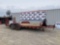 Corn Pro Flat Bed Trailer with ramps, pintle hitch, 7'18'