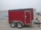 2008 United 6'x10' Box Trailer 2 Axles 1 Side Door 2 Rear Doors VIN# 48BTE10258A099481