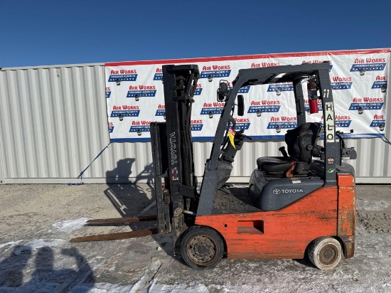 Toyota8FGCU15 Forklift, 15324 hrs., LP Gas, SN33852