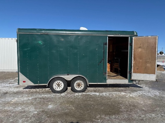 Knight Kargo 7'x16' Trailer w/Iron Man KWM Gutter Machine