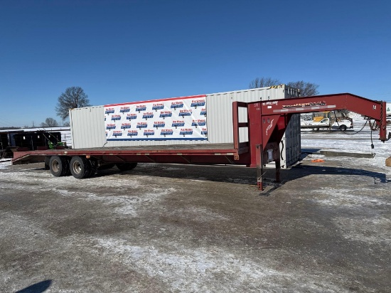 2008 Trailer Man 8x32 gooseneck 10Kmiles SN 5L3EY33228L000215