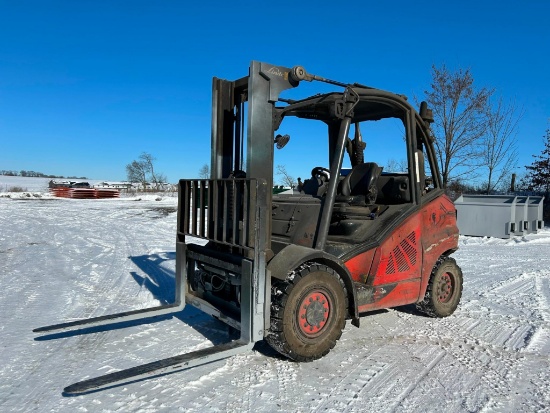 (Inv.53027) 2013 Linde H45T Forklift, 9000 Lbs. Capacity, 10,068 Hours, Stage Mast