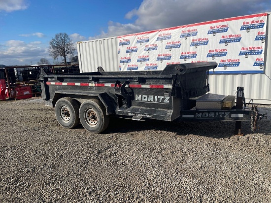 2021 Moritz DLBH610-12 1200 7'x12' Dump Trailer w/Cover VIN# 4WXBBD1726M1040023