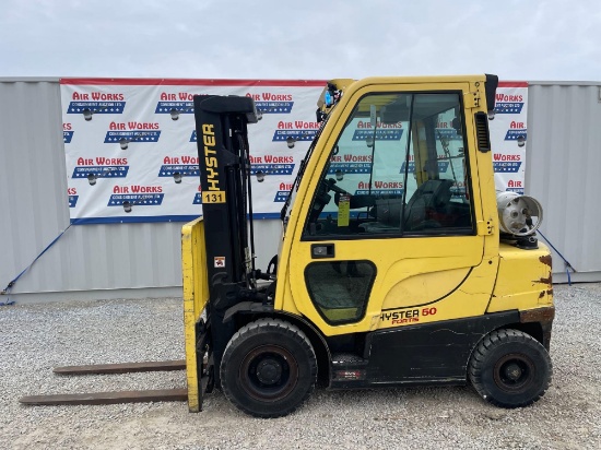 2018 Hyster Forklift Mod H50FT, 8070 hrs., SNP177V10911S, 5000# lift, 3stg mast, LPGas
