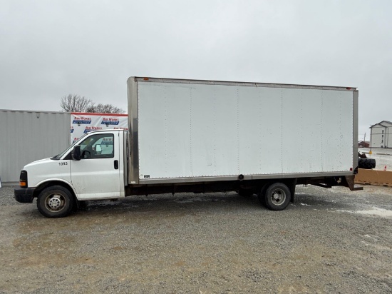 2012 Chevrolet Box Truck 188,677mi., VIN 1GBOG3CG7C11153447, 8'x7'x20' box