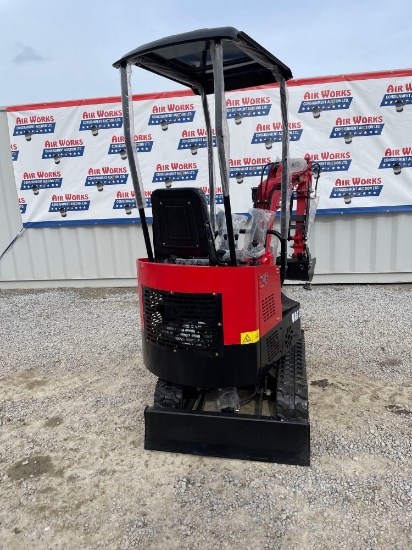 MIVA VA13 Mini Track Excavator, Unused 0hrs SN# VA13241192