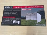 New Unused All Metal K1912 Metal Livestock Shed, 12' x 20'