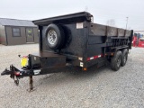 2019 Quality Steel 7'x14' 10000# Dump Trailer VIN# 5LEB1DE27L1198361