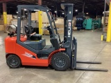 (Inv.53011) 2024 Heli CPYD25-M1H Forklift, 5000 Lbs. Capacity, LPG, 3 Stage Mast