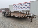 Corn Proi 7'x18' Trailer 7000# GVWR VIN#4MJUB1825FE065461 w/Tail Gate Ramps