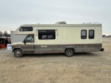 1989 Ford Econoline 350 Camper, 57,285mi., Tioga by Fleetwood camper w awning, VIN#1FDKE30G1KHC22054