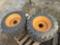 Set of Foam filled skid-loader tires