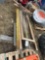 Forklift mast and forks