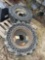 Set of 4 Airboss Rubber skidsteer tires