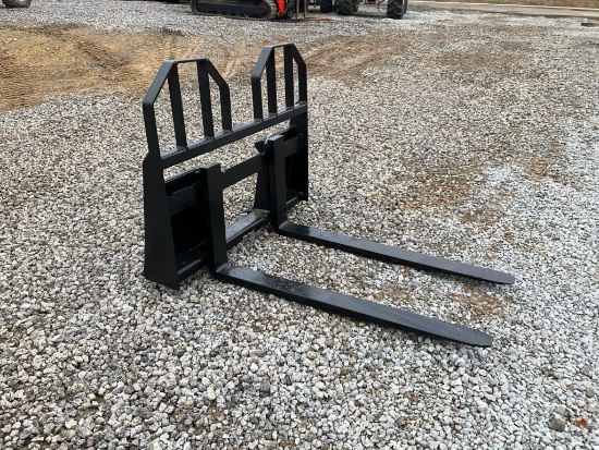 (Inv.52069) New Unused Lawsen Skid Loader Fork Attachment, 48" Forks
