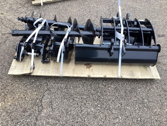 (Inv.52064) 2024 MIVA 9 Pc. Mini Excavator Attachment Set