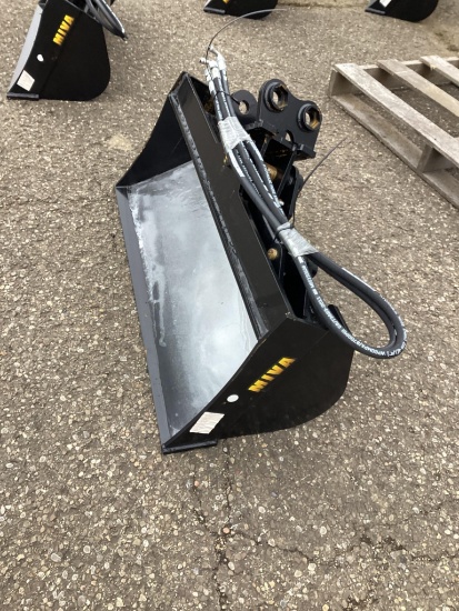 (Inv.52023) MIVA 24" Tilting Bucket Mini Excavator Attachment
