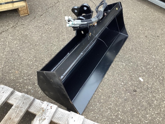 (Inv.52031) 2024 MIVA 40" Tilting Bucket Mini Excavator Attachment