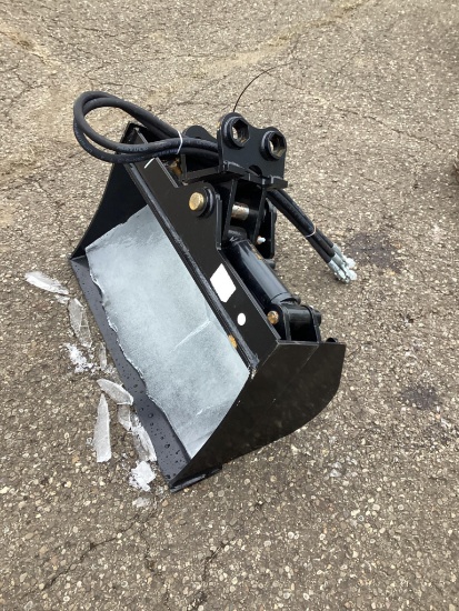 (Inv.52022) 2024 MIVA 24" Tilting Bucket Mini Excavator Attachment