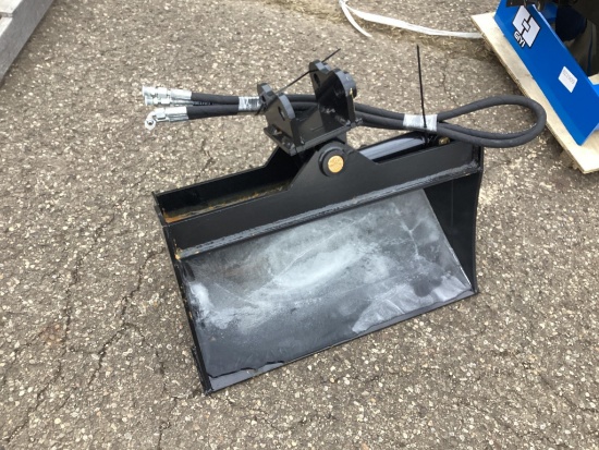 (Inv.52021) 2024 MIVA 24" Tilting Bucket Mini Excavator Attachment