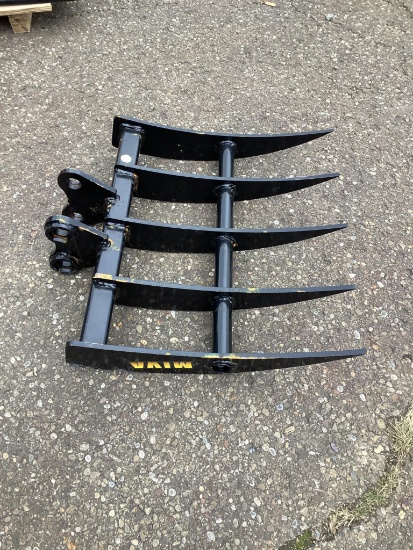 (Inv.52038) 2024 MIVA Rake Mini Excavator Attachment