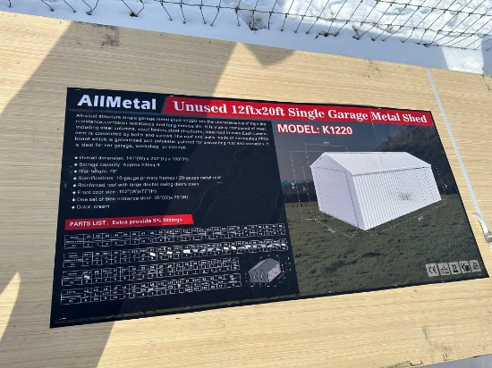 20 x 12 Metal Shed