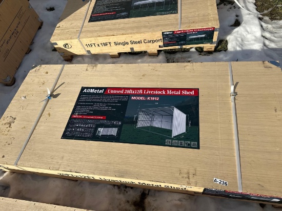 12 x 20 Metal Shed