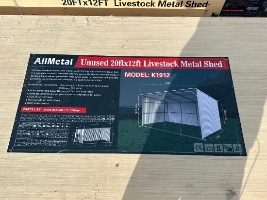 12 x 20 Metal Shed