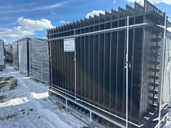 Black Steel Fence