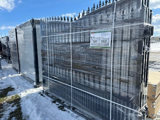 7FT(H) x 20FT(L) Metal Farm Driveway Gate